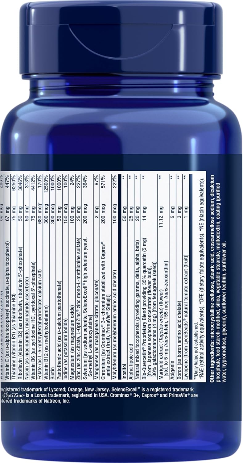 Life Extension Two-Per-Day Multivitamin - Packed with Over 25 Vitamins, Minerals & Extracts -Vitamins B6, C, D - Zinc - Two-Month Supply - Non-GMO, Gluten-Free - 120 Tablets - Image 3