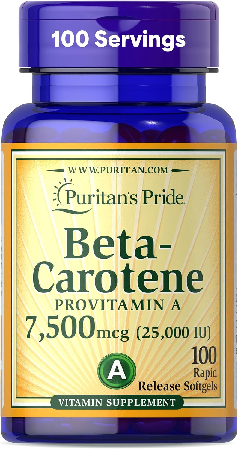 Puritan’s Pride Beta Carotene...