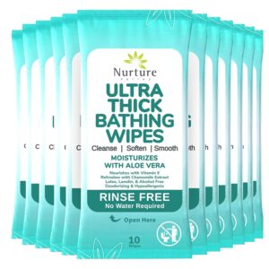 Nurture XL Ultra Thick Body Wipes f...