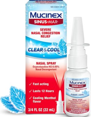 Mucinex Sinus-Max Nasal Spray Decon...