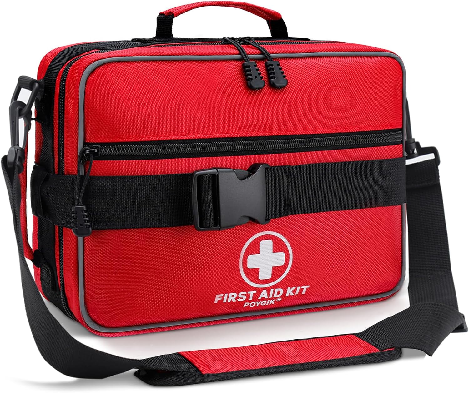 Poygik Premium 420-Piece Large First Aid Kit for Home, Car, Camping | Well-Organized, Portable Emergency Medical Kits for Travel, Truck, Hiking, Sports, Office, Businesses & Outdoor Emergencies