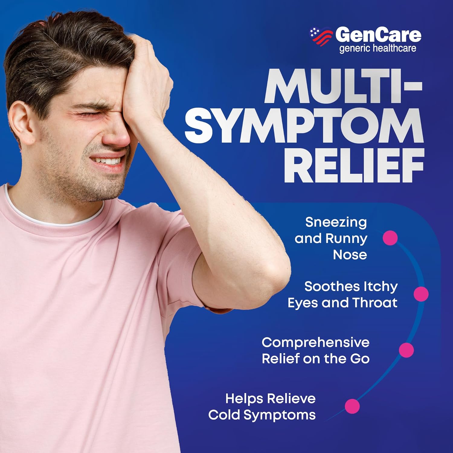 GenCare Diphenhydramine 25mg Allergy Relief Tablets, Bulk 600 Ct | Compares to Benadryl; antihistamine relieves sneezing, runny nose & itchy eyes - Image 5