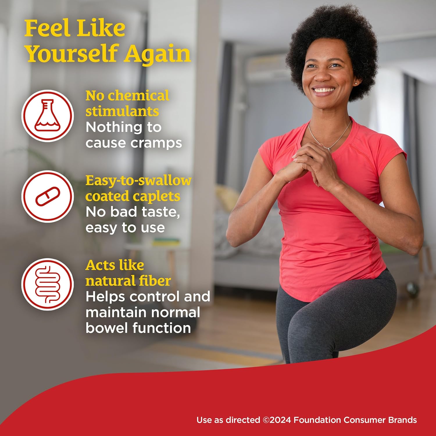 Fibercon Product Title | Works in as little as 12 hours, insoluble fiber for relief of occasional constipation & irregularity, no gas or bloating - Image 4