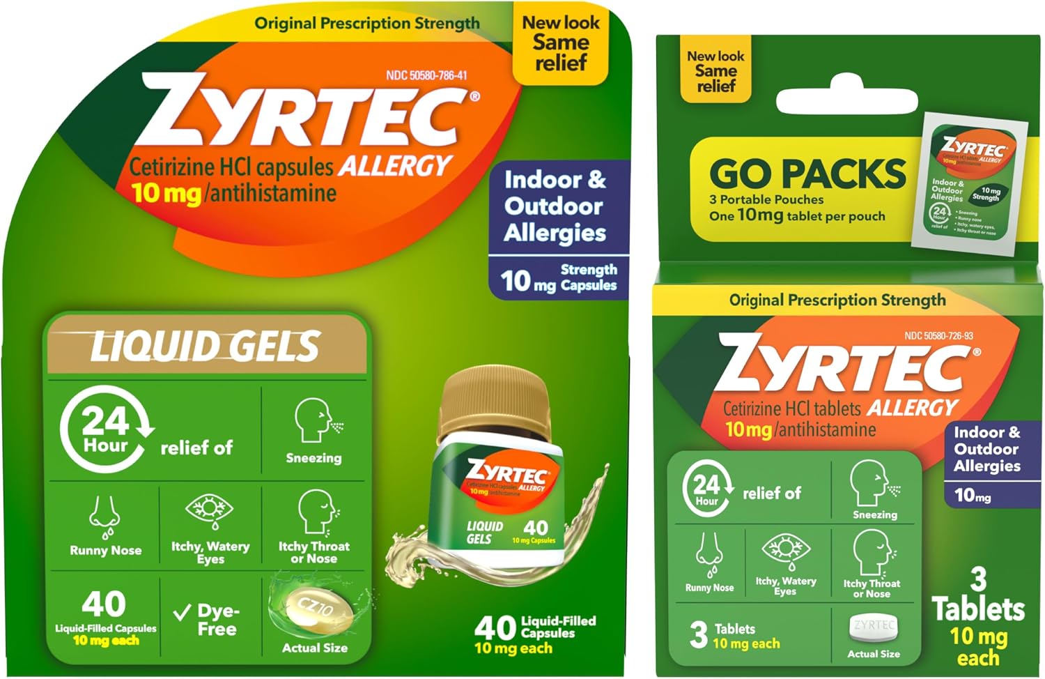 Zyrtec 24-Hour Allergy Relief Liqui...
