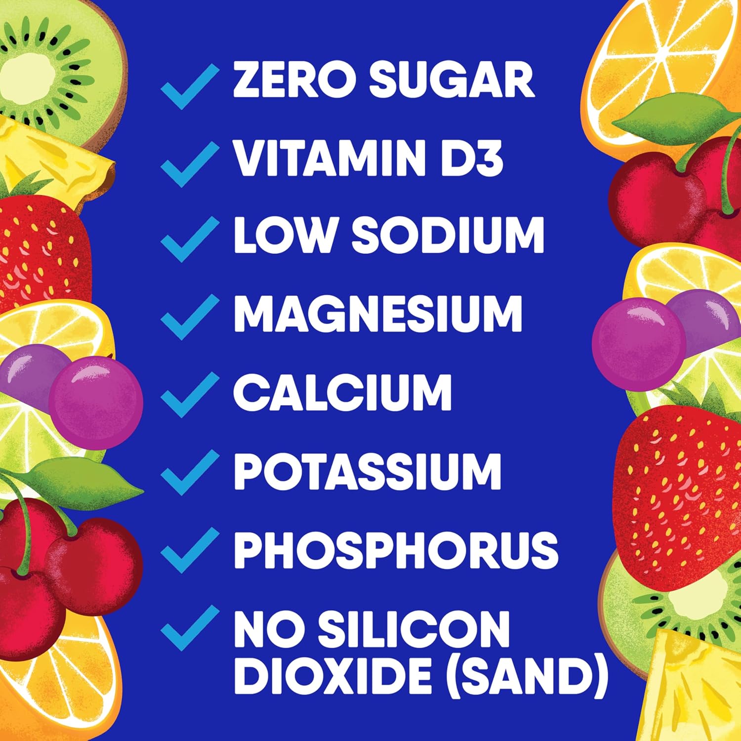 GoHydrate Low Sodium Electrolytes Powder Packets Sugar Free - Instant Hydration Daily Drink Mix - Zero Sugar Water Flavor Packet Singles with Vitamin D - (Variety Pack, 30 Packs) | Sugar free instant hydration daily drink mix; zero sugar water flavor singles with Vitamin D - Image 5