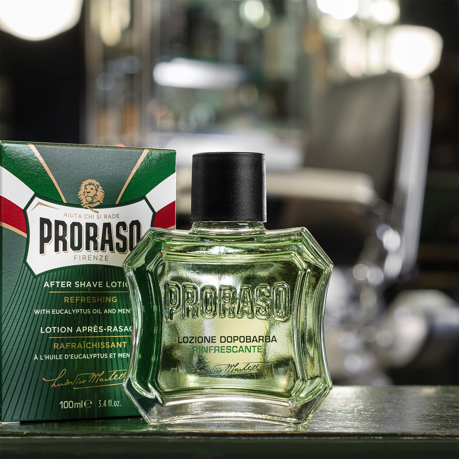 Proraso After Shave Lotion - Eucalyptus Oil & Menthol - Refreshing After Shave Splash for All Beard Types - Premium Italian Shaving for Men - 3.4oz - Image 6