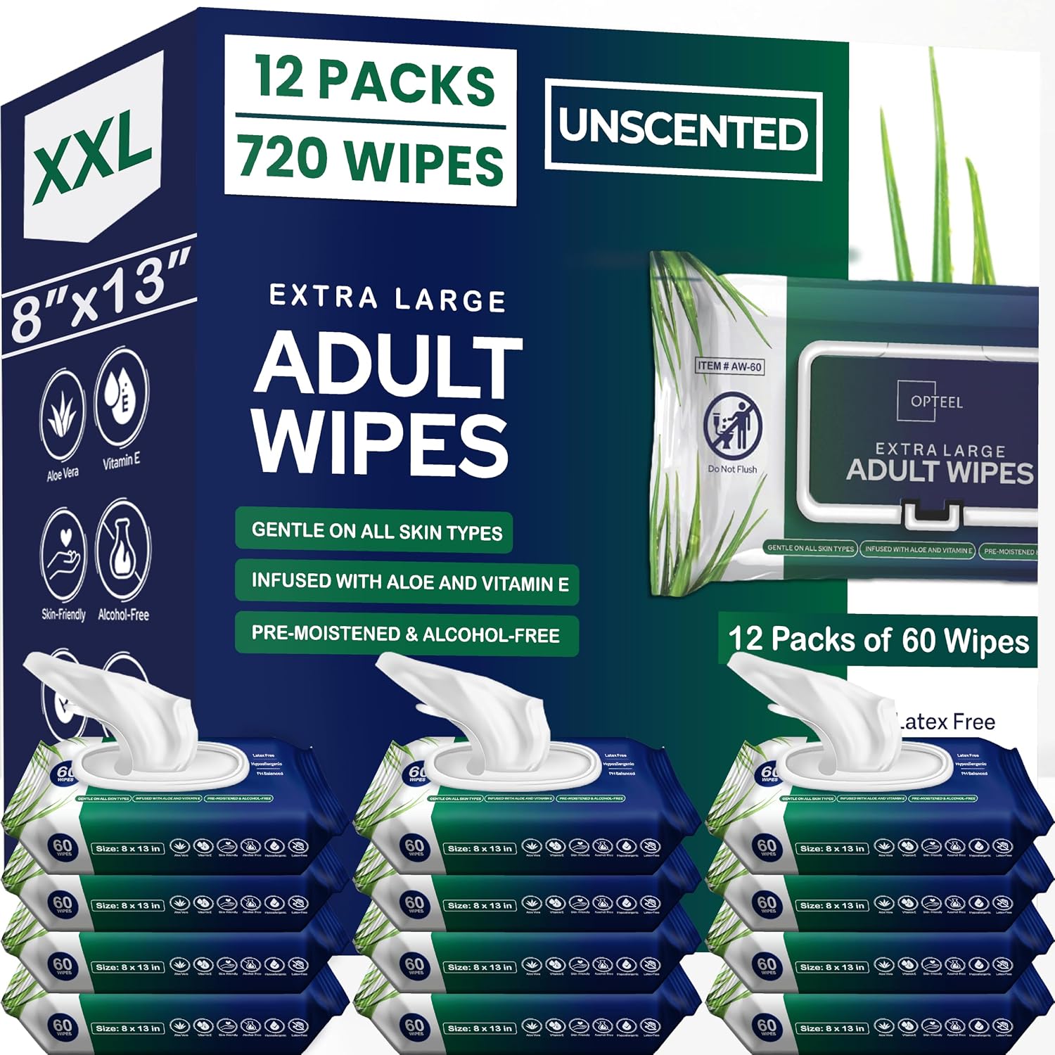 OPTEEL Adult Wipes for the Elderly ...