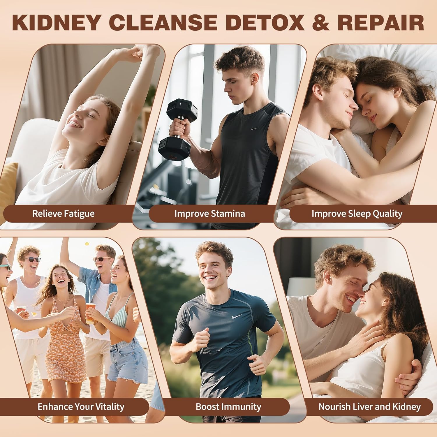 Kidney Tea Formula Ginseng Six Treasure Tea, Ginseng & Mulberry Herbal Tea, Kidney Cleanse Detox & Repair, Traditional Chinese Herbal Tea Bags, Five Treasures Teas For Men Women (30 Bags/1 Pack) - Image 2