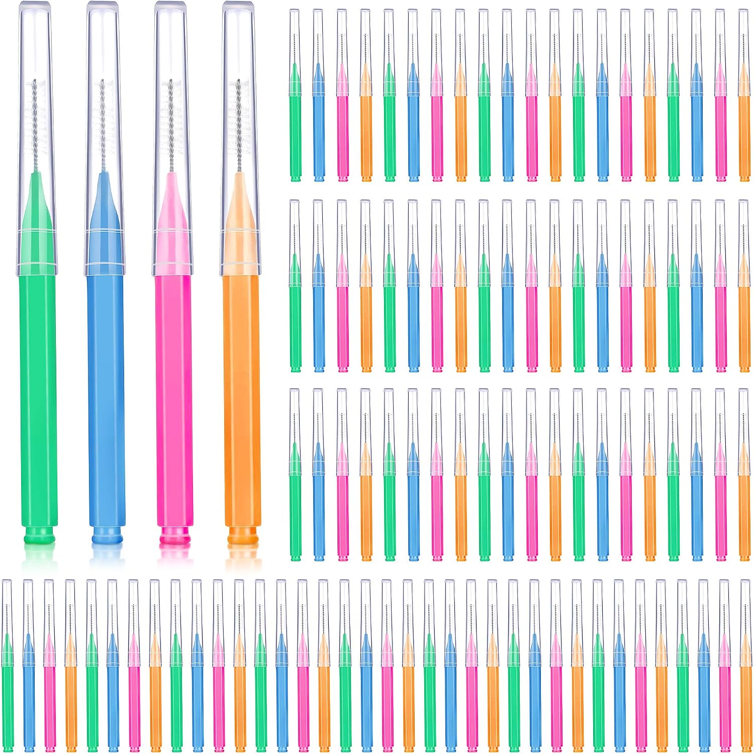 Patelai 100 Pcs Braces Dental Brush...