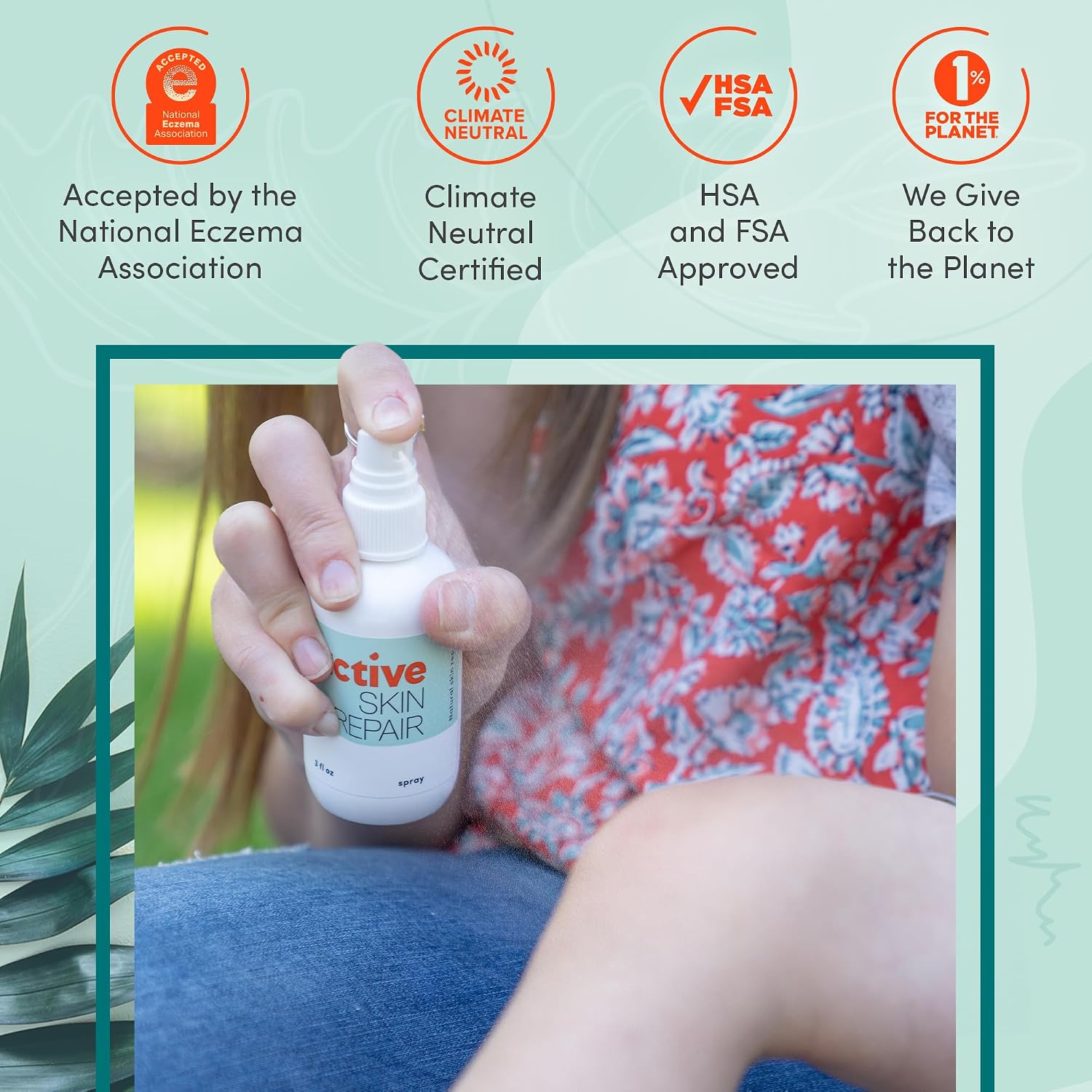 Active Skin Repair First Aid Spray with Medical Grade Hypochlorous, 3 oz | Natural and non-toxic, hypochlorous acid, no-sting formula, minor cuts, wounds, scrapes, rashes, sunburns, travel size - Image 4