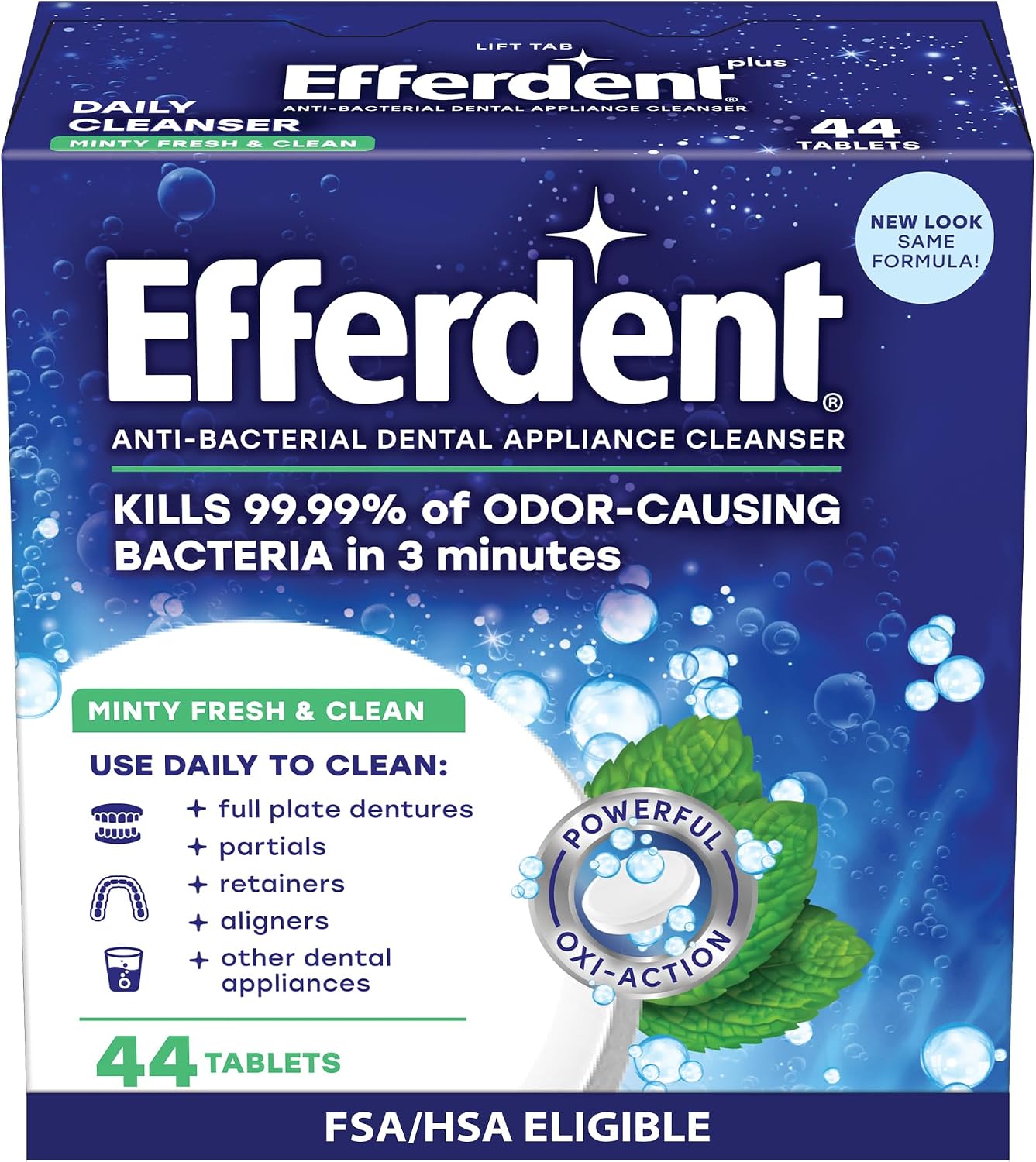 efferdent Denture Cleaner Tablets, ...
