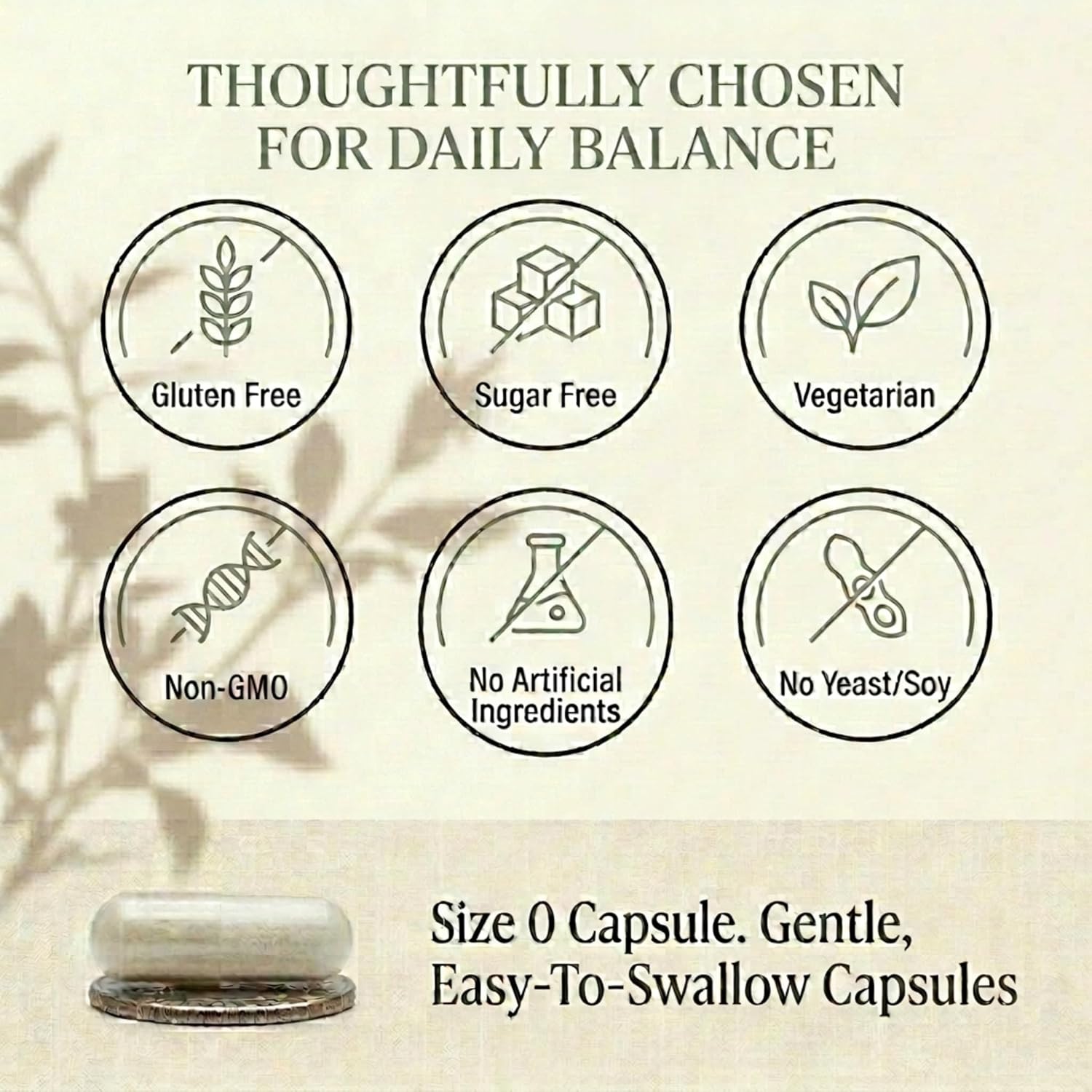 Natural Rhythm Triple Calm Magnesium Complex - 120 Capsules, Chelated Magnesium Glycinate, Taurate & Malate, High Absorption Supplement for Sleep, Stress, Muscle & Heart Support, Non-GMO, Vegan - Image 5