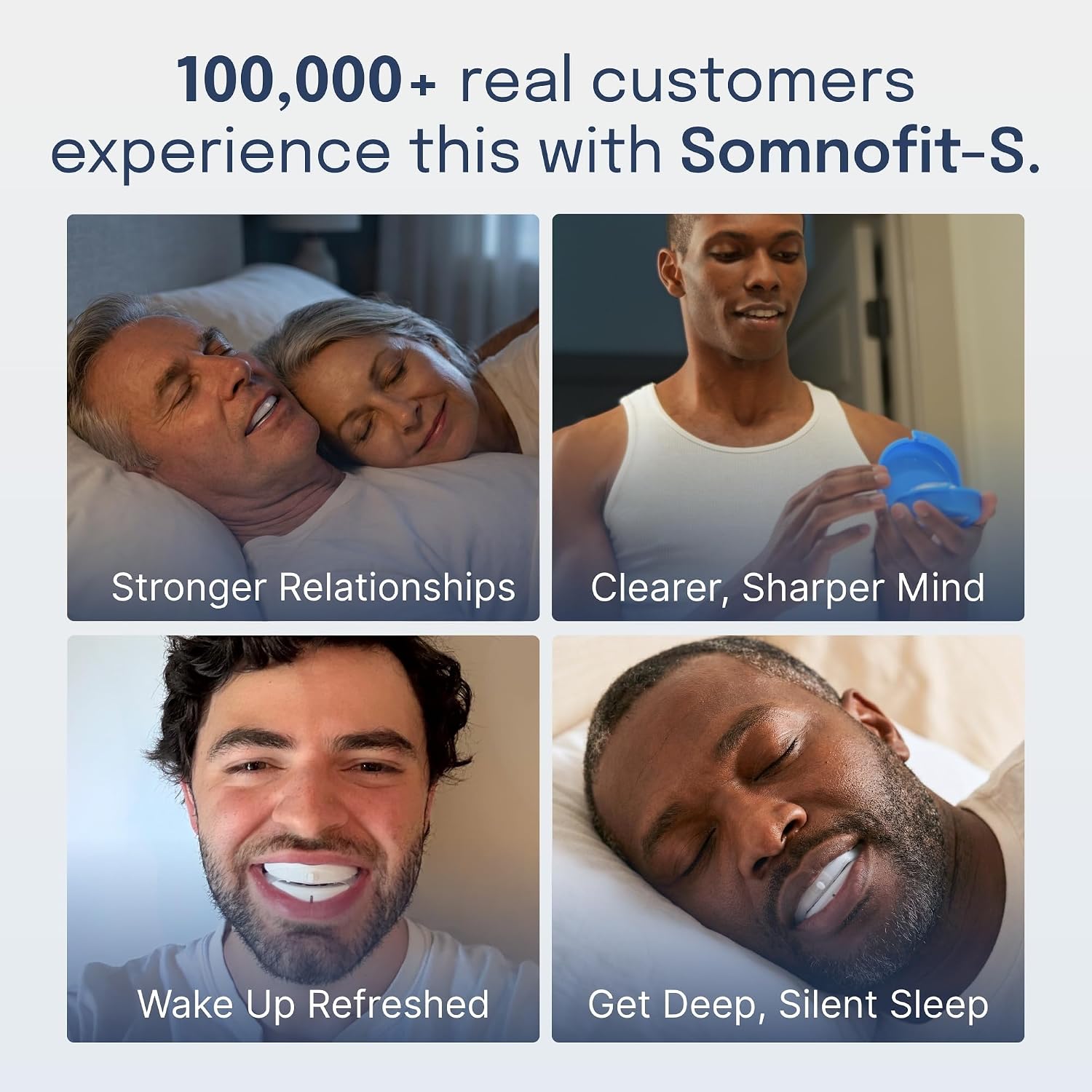 Somnofit-S Anti-Snore Mouth Guard by SnoreLessNow | Made in Switzerland | FDA Cleared | Most Comfortable Anti Snoring Mouthpiece | Sleep Tight Mouth Guard | Adjustable Snoring Solution for Men & Women - Image 9