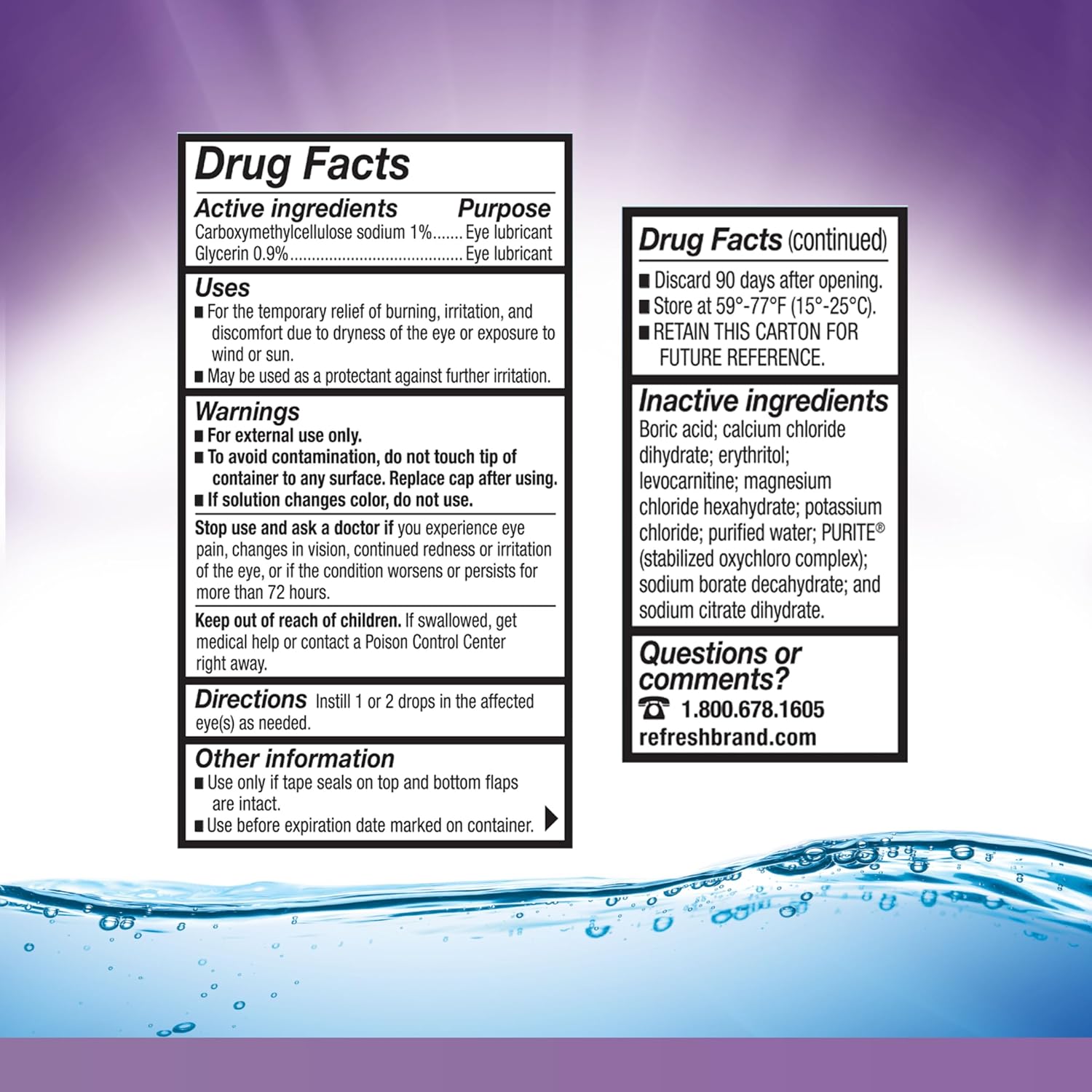 Refresh Optive Gel Drops Lubricant Eye Gel For Dry Eyes, 0.33 Oz Sterile - Image 7