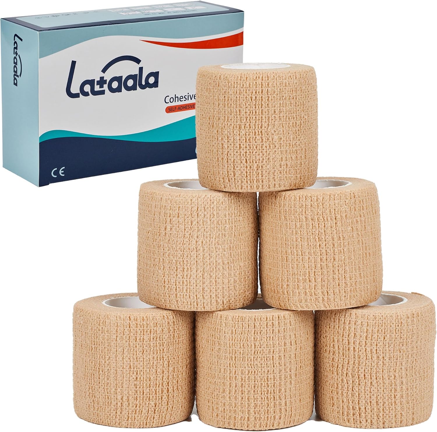 6 Pack,2” x 5 Yards Self Adhesive...