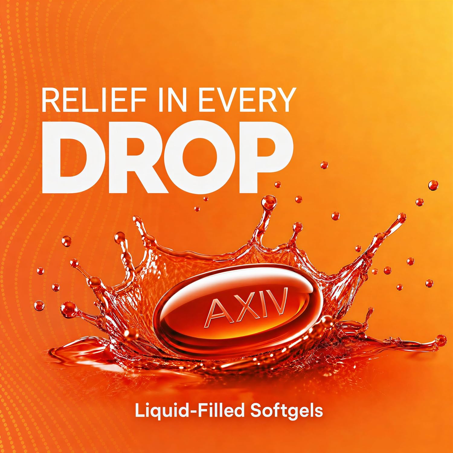 AXIV Daytime Multi-Symptom Cold and Flu Relief Softgels, Non-Drowsy Cold Medicine, Relief of Sore Throat, Minor Aches and Pains, Fever, Cough, 25 Blister Packs, 2 Softgels Each, 50 Total Count - Image 3