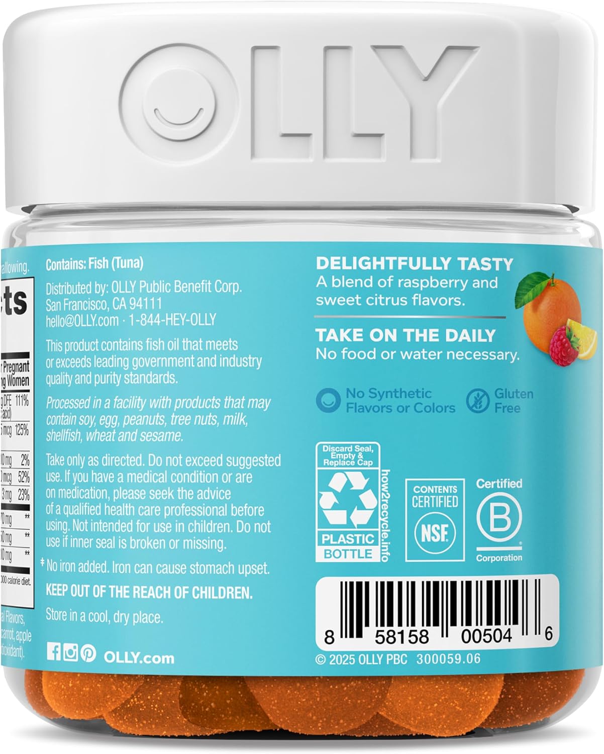 OLLY Prenatal Multivitamin Gummy, Daily Blend for Mommy & Baby - 60 Count - Image 10