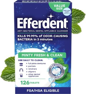 Efferdent Denture Cleaner Tablets, ...
