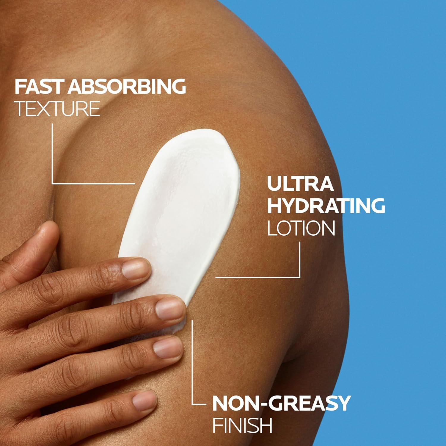 La Roche-Posay Lipikar Urea 10% Body Lotion for Dry Skin, 13.52oz | Rough and bumpy skin lotion with shea butter and allantoin that softens and smooths skin with 1 application. - Image 3