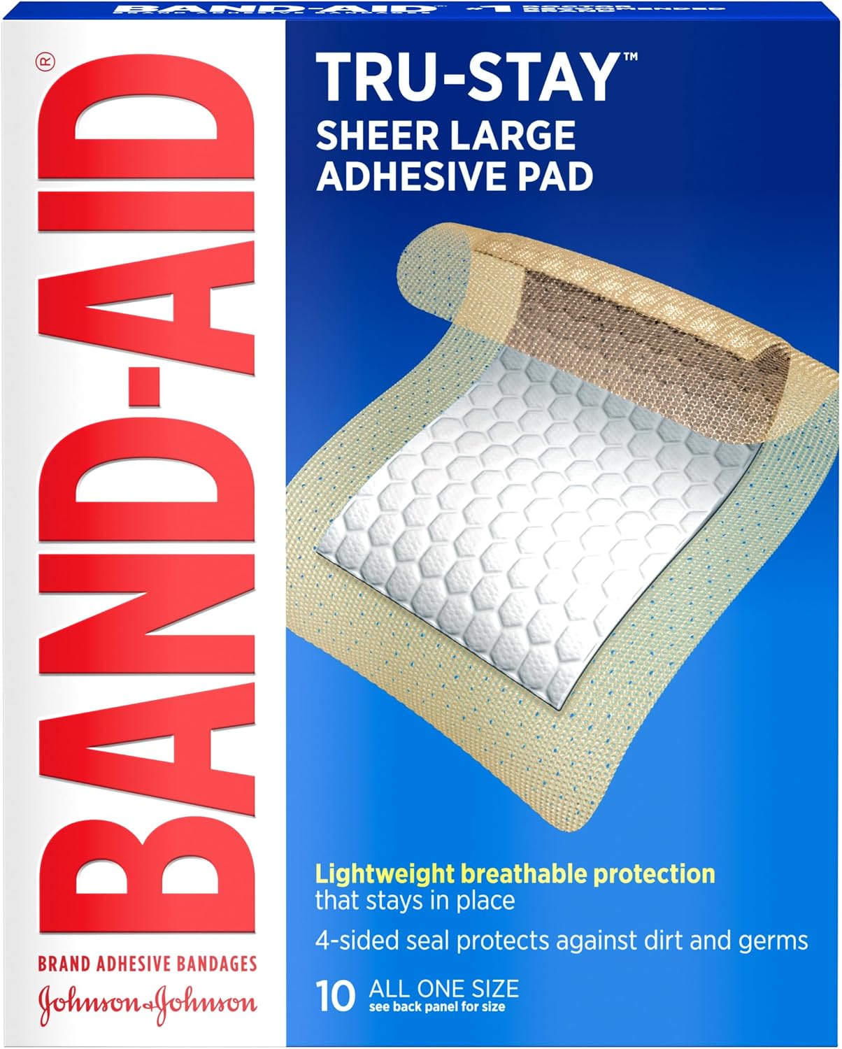 BAND-AID Brand Tru-Stay Sheer Adhes...