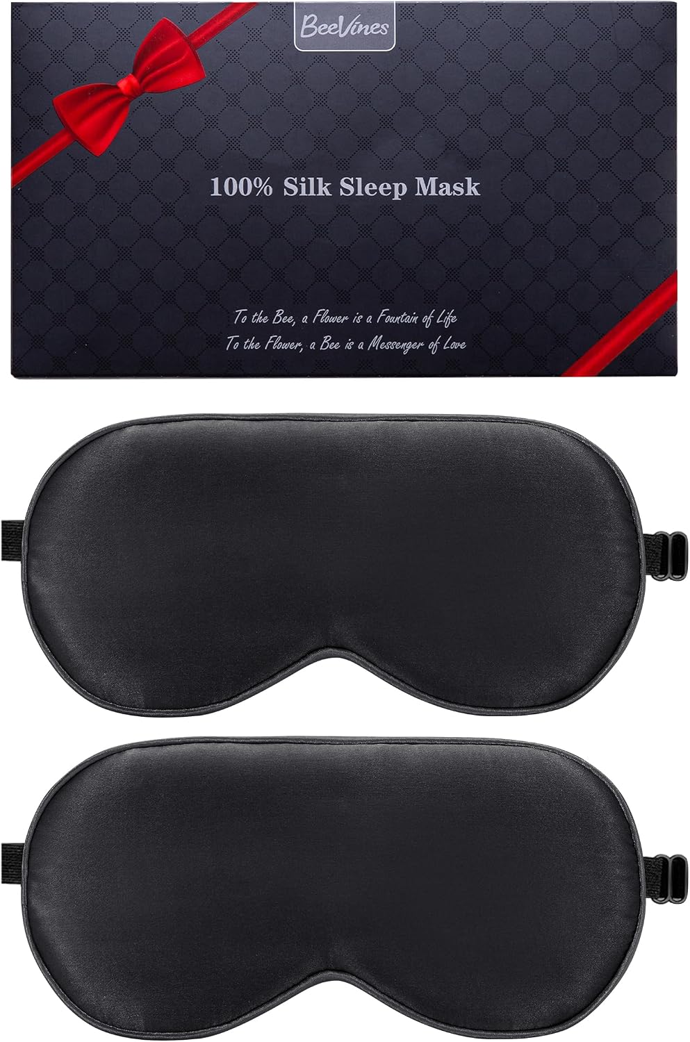 BeeVines 100% Mulberry Silk Sleep M...