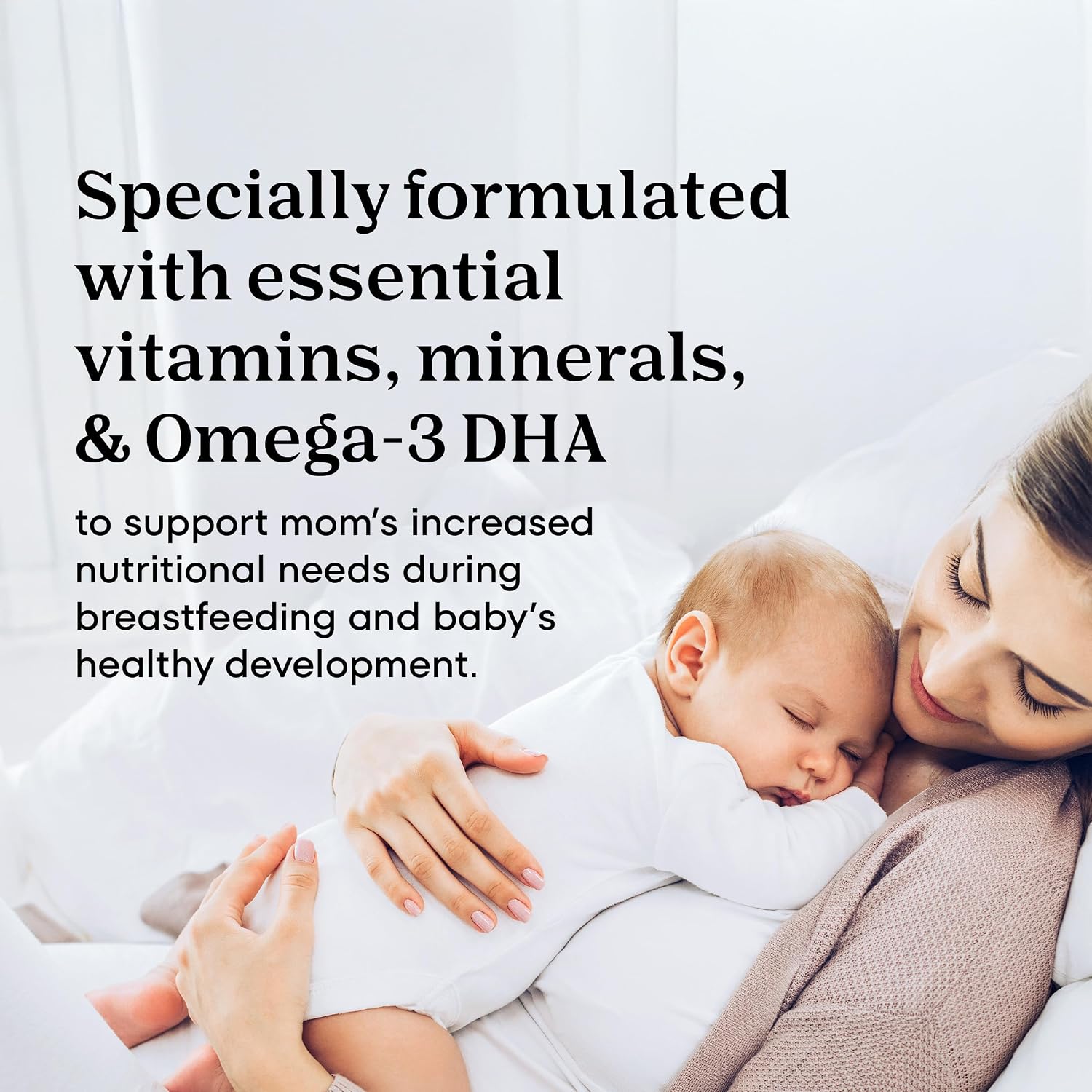 One A Day Postnatal Vitamins for Women, Postnatal Multivitamin with Folic Acid, Omega-3 DHA, B Vitamins, Support Immune Health, Breastfeeding, Post Partum Essential Nutrients for Women, 60 Ct - Image 3