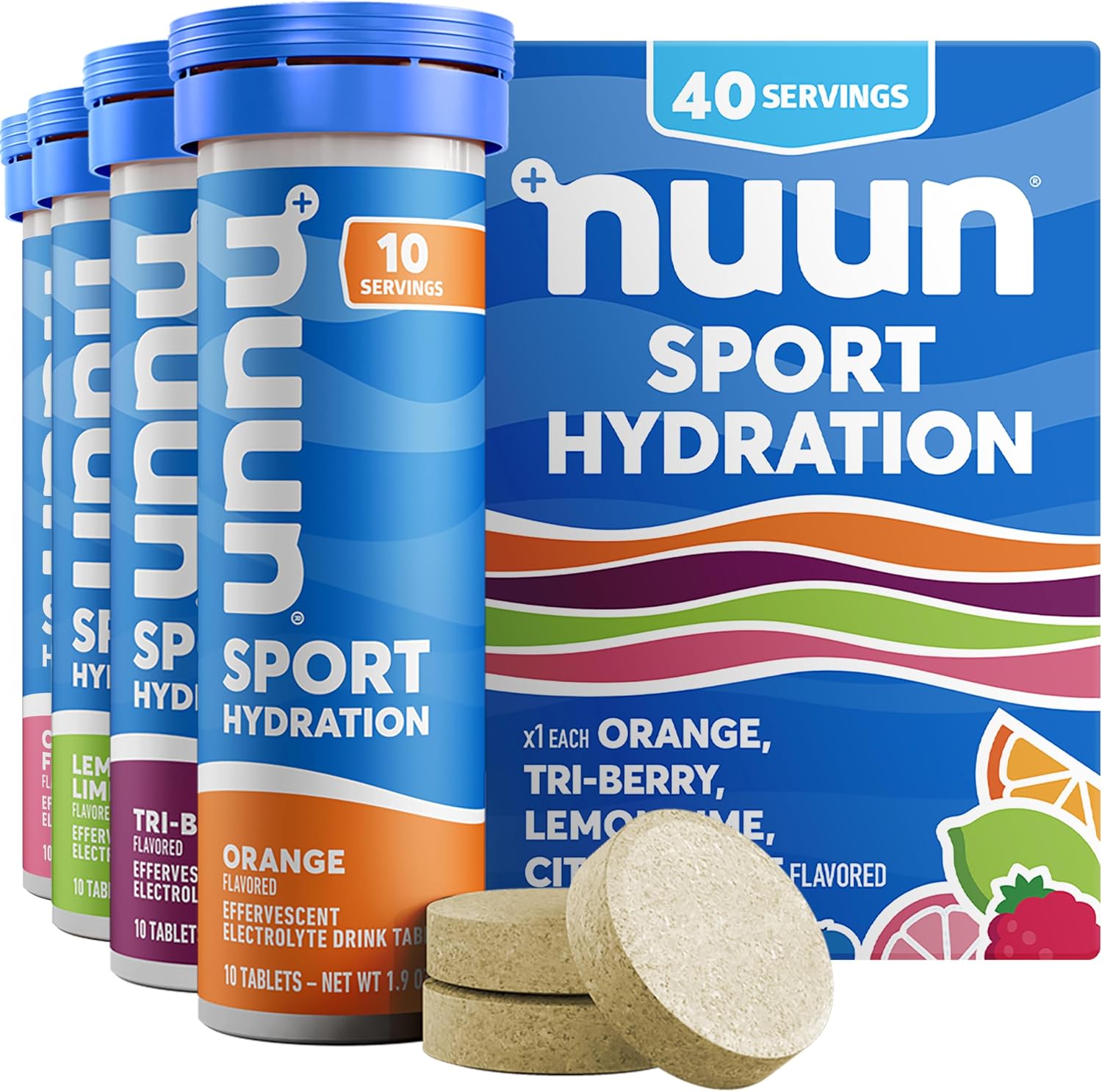 Nuun Sport Electrolyte Tablets Mixe...