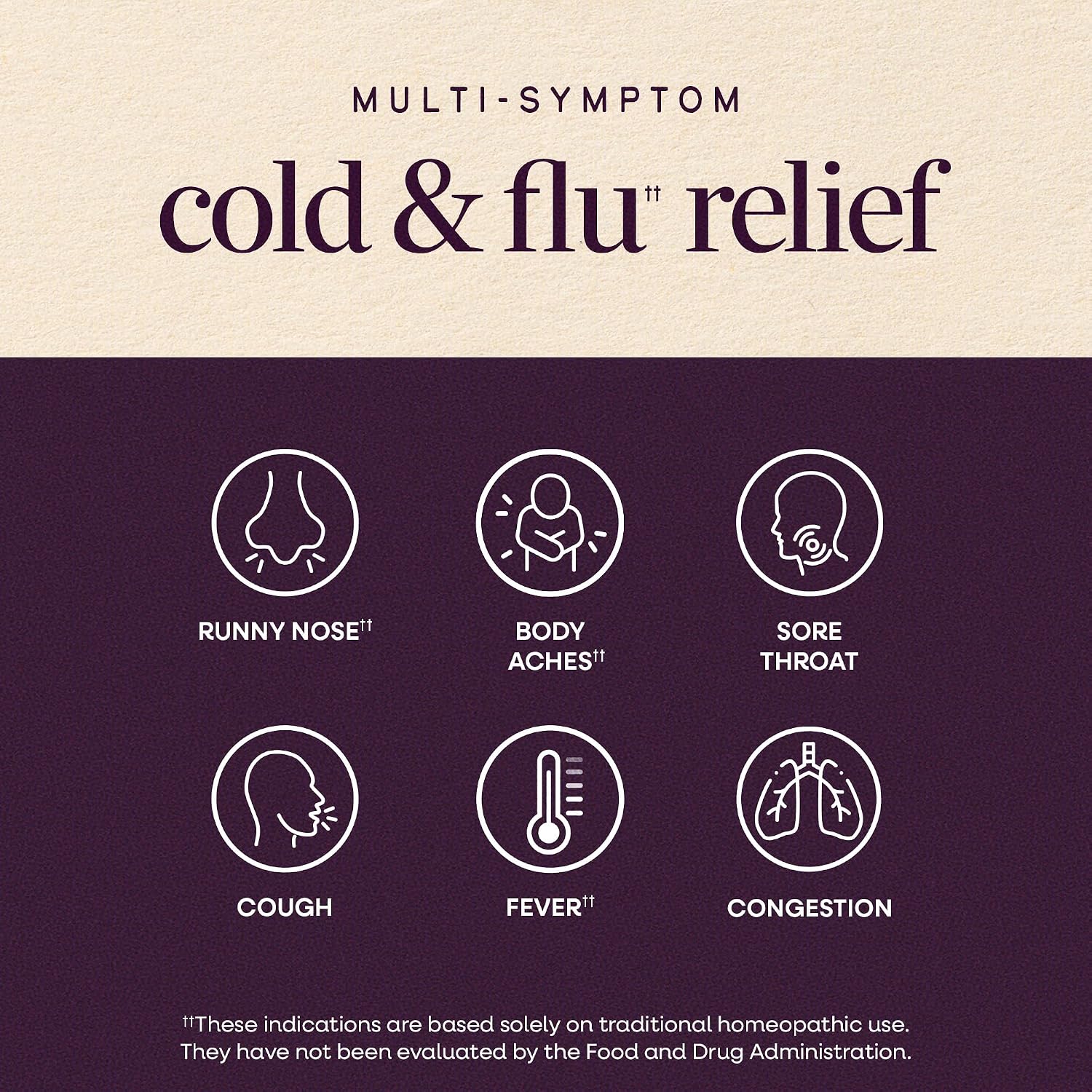 Nature's Way Sambucus Cold + Flu Relief Elderberry Syrup, Homeopathic, 4 oz | Multi-symptom Relief, Speeds Recovery from Fever(1), Body Aches(1), Chills(1), Cough, Congestion, Sore Throat, Berry Flavored - Image 3