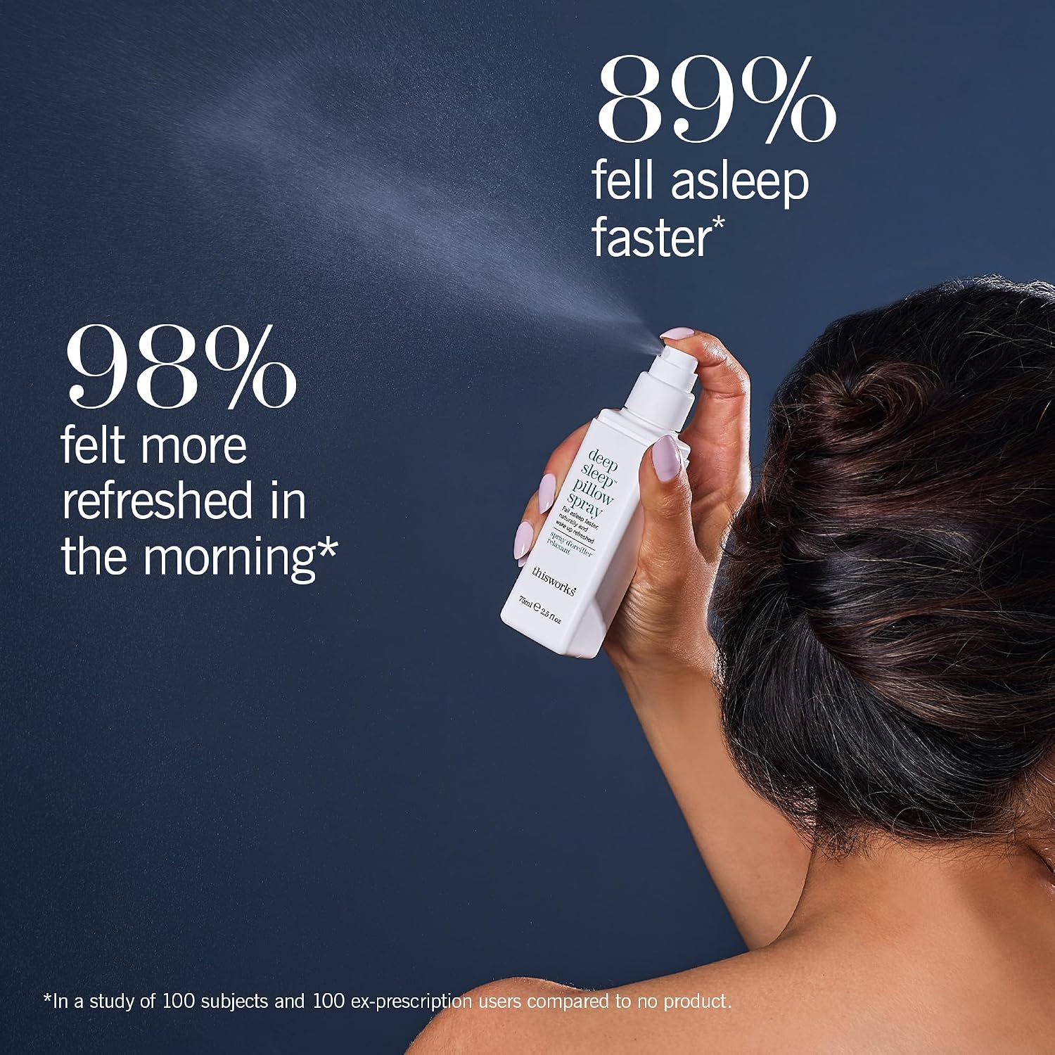 This Works Deep Sleep Pillow Spray 2.5 fl oz - Aromatherapy Sleep Mist | Natural pillow mist with Lavender, Camomile & Vetivert essential oils for calmer, more restful nights - Image 3
