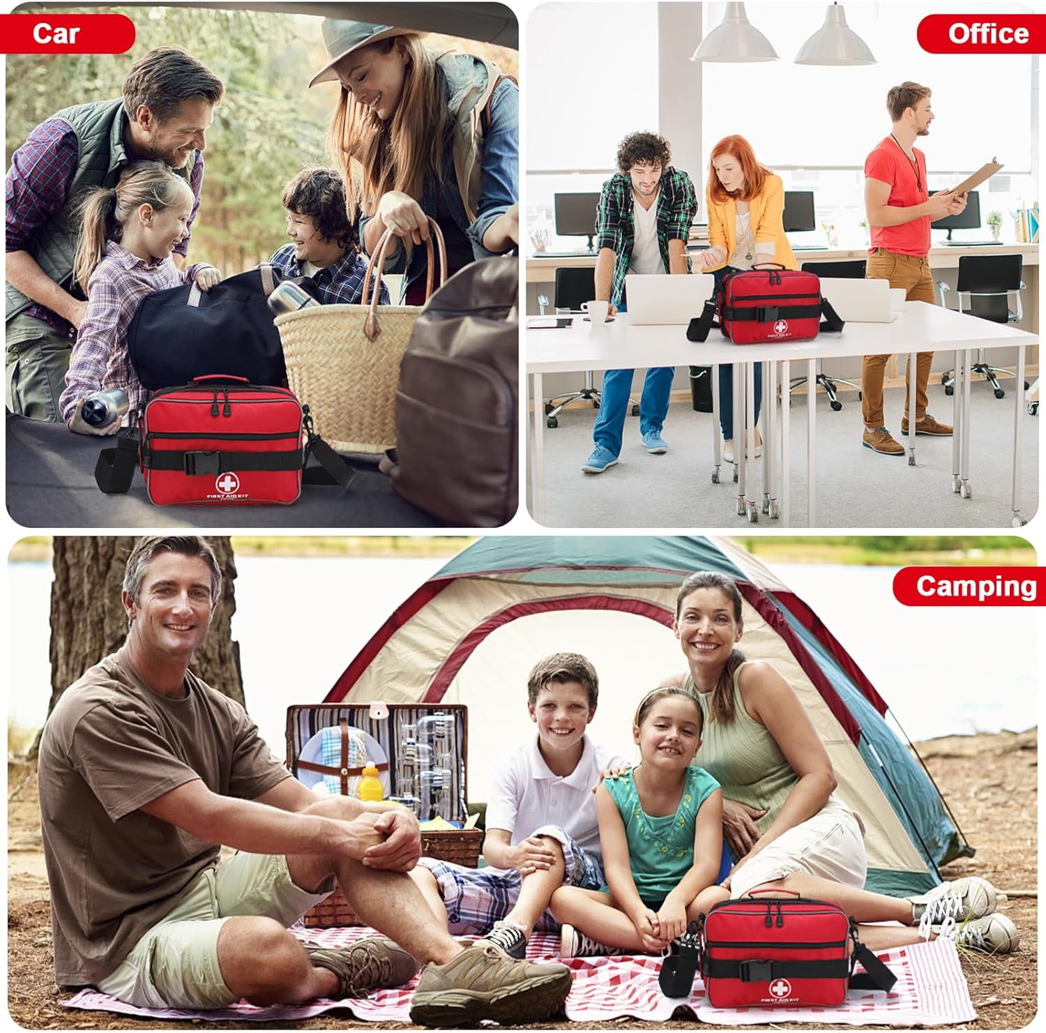 Poygik Premium 420-Piece Large First Aid Kit for Home, Car, Camping | Well-Organized, Portable Emergency Medical Kits for Travel, Truck, Hiking, Sports, Office, Businesses & Outdoor Emergencies - Image 6