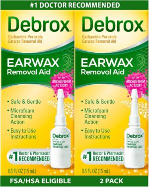Debrox Earwax Removal Aid, Microfoa...