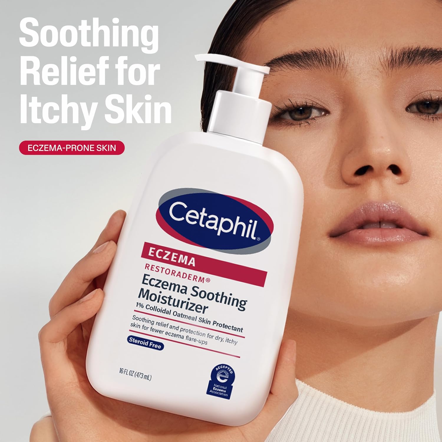 Cetaphil Restoraderm Eczema Moisturizer Colloidal Oatmeal Lotion 16 oz | Steroid-free eczema relief, 48-hour hydration, 1% colloidal oatmeal, fewer flare-ups, doctor recommended, sensitive skin - Image 4