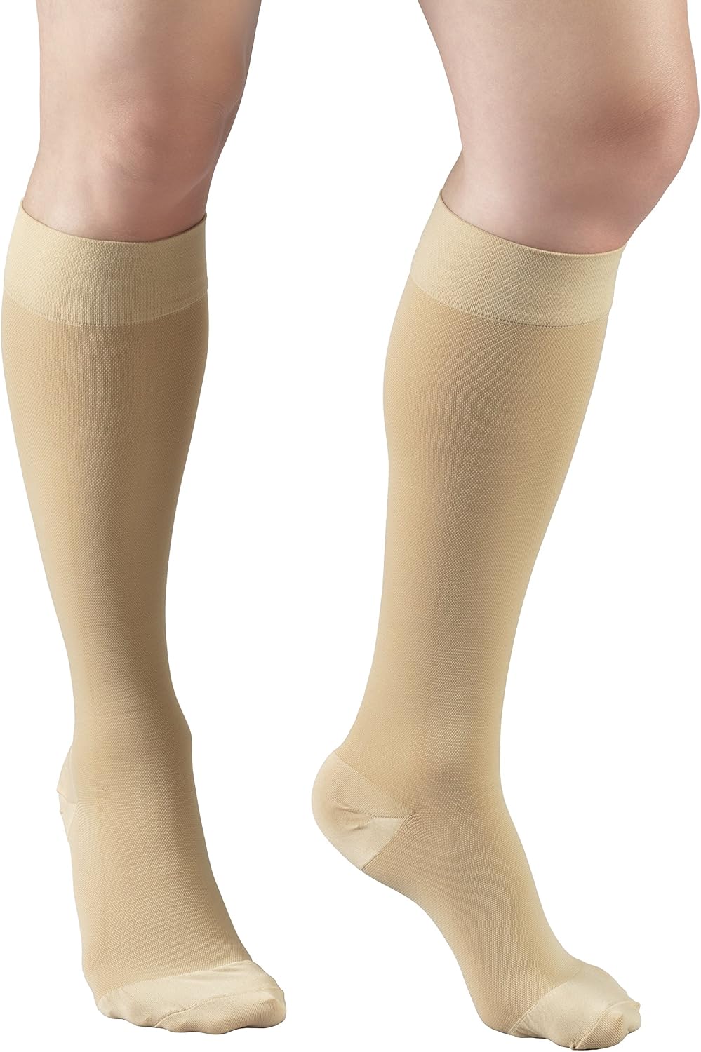 Truform 20-30 mmHg Compression Stockings for Men and Women, Knee High Length, Closed Toe - Image 2