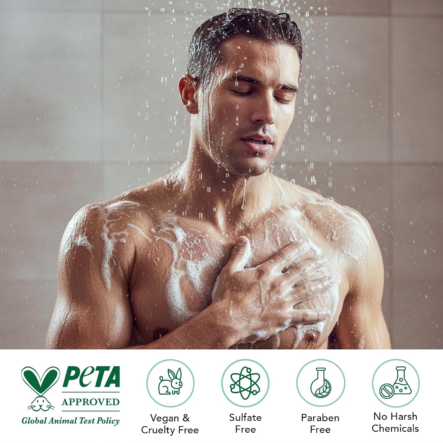Botanic Hearth Tea Tree Body Wash With 100% Tea Tree Oil - 16 Fl oz | With Tea Tree Oil, Peppermint & Sea Buckthorn | Gently Cleanses & Refreshes | Sulfate & Paraben Free | For Both Men & Women - Image 4