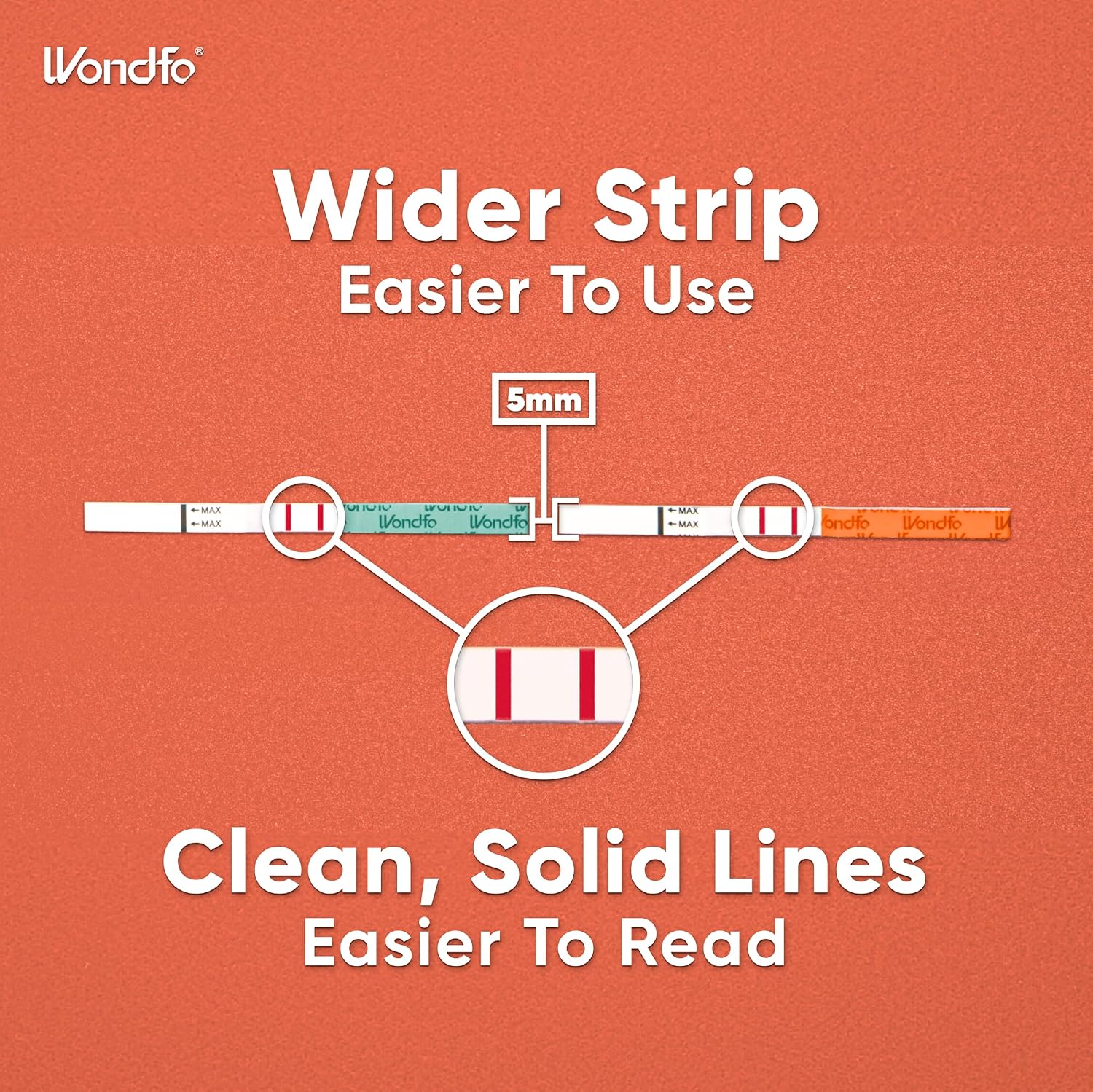 Wondfo 50 Ovulation Test Strips and 20 Pregnancy Test Strips Kit | Rapid Test Detection for Home Self-Checking (50 LH + 20 HCG)-Expirs in Dec 2026 - Image 3