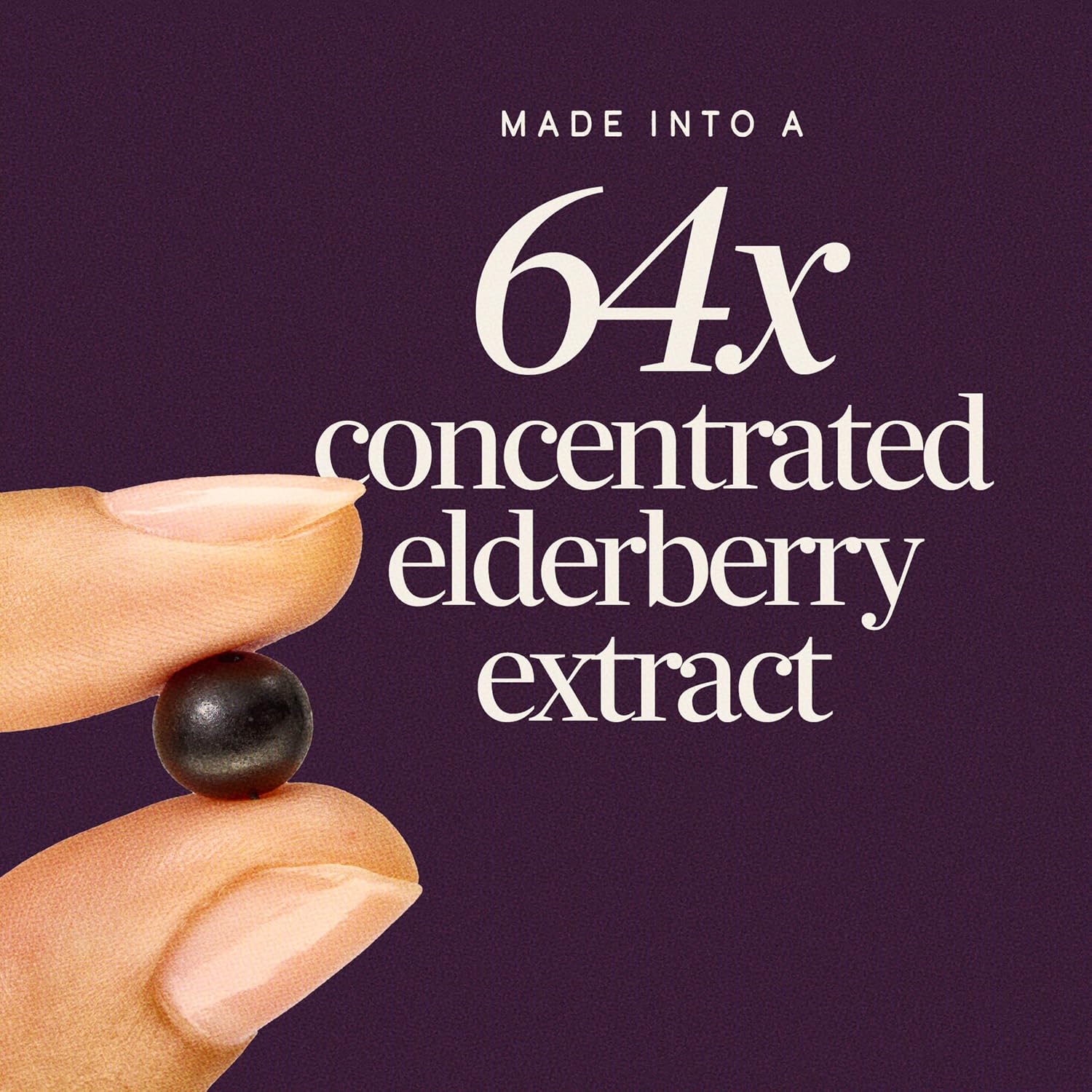 Nature's Way Sambucus Elderberry Gummies for Immune Support* Ages 4+, 60 ct | Immune Gummy with Black Elderberry Extract, Vitamin C, D3, Zinc, and Superfood Antioxidants*, Adults & Kids Ages 4+ - Image 3