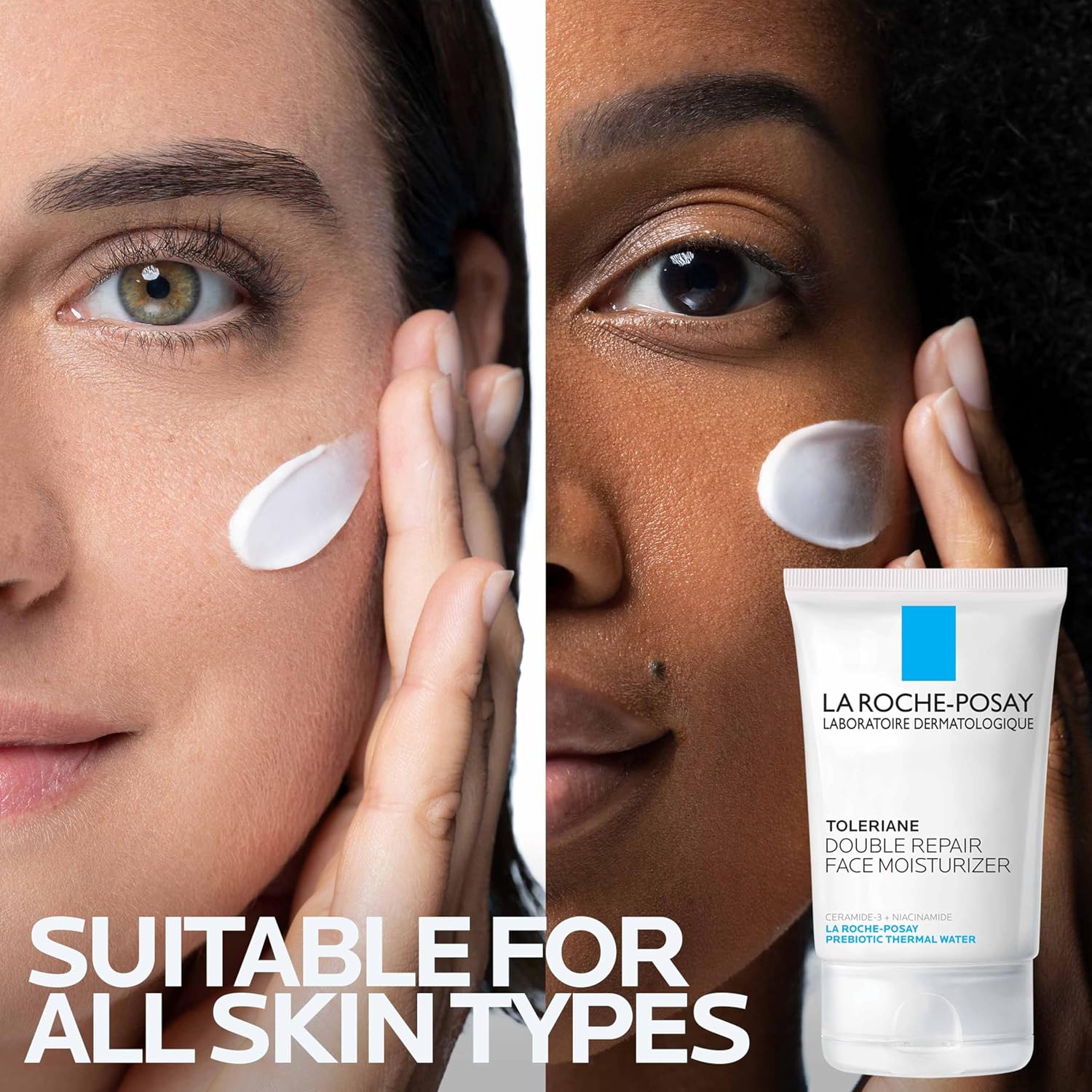 Toleriane Double Repair Face Moisturizer, Daily Moisturizer Face Cream with Ceramide and Niacinamide for All Skin Types - Image 6