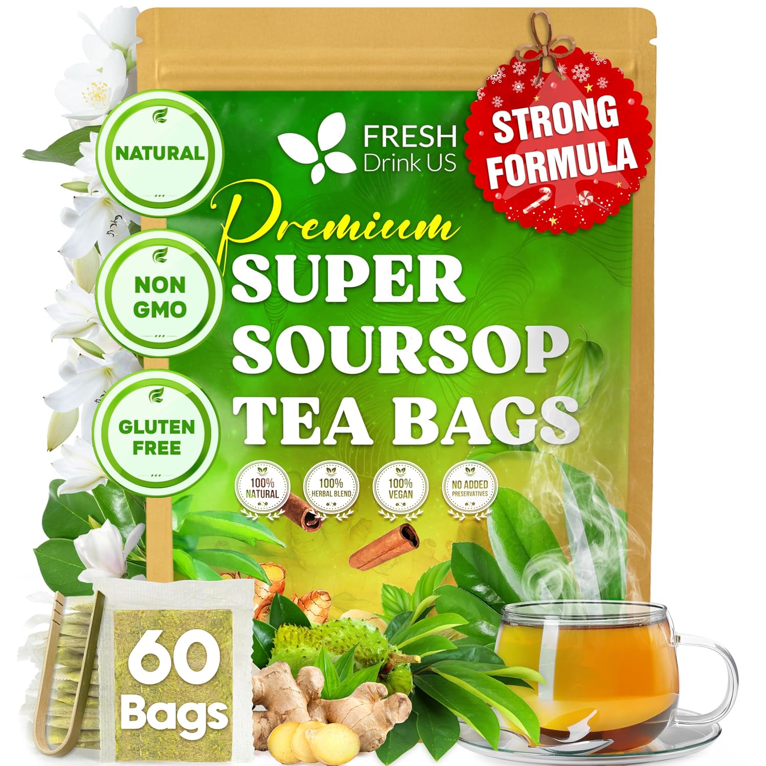 FreshDrinkUS, Super Soursop Herbal ...