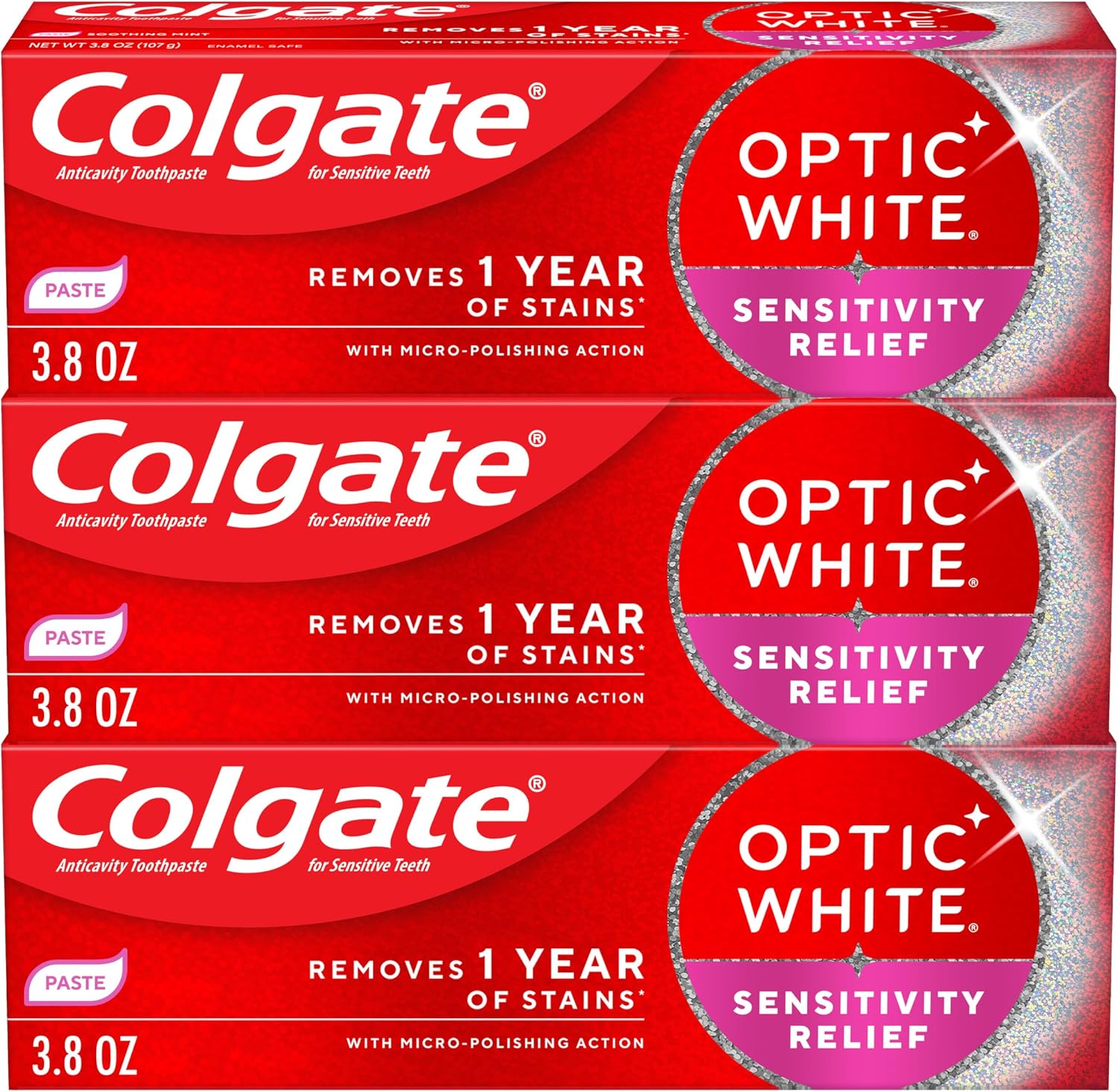 Colgate Optic White Sensitivity Rel...