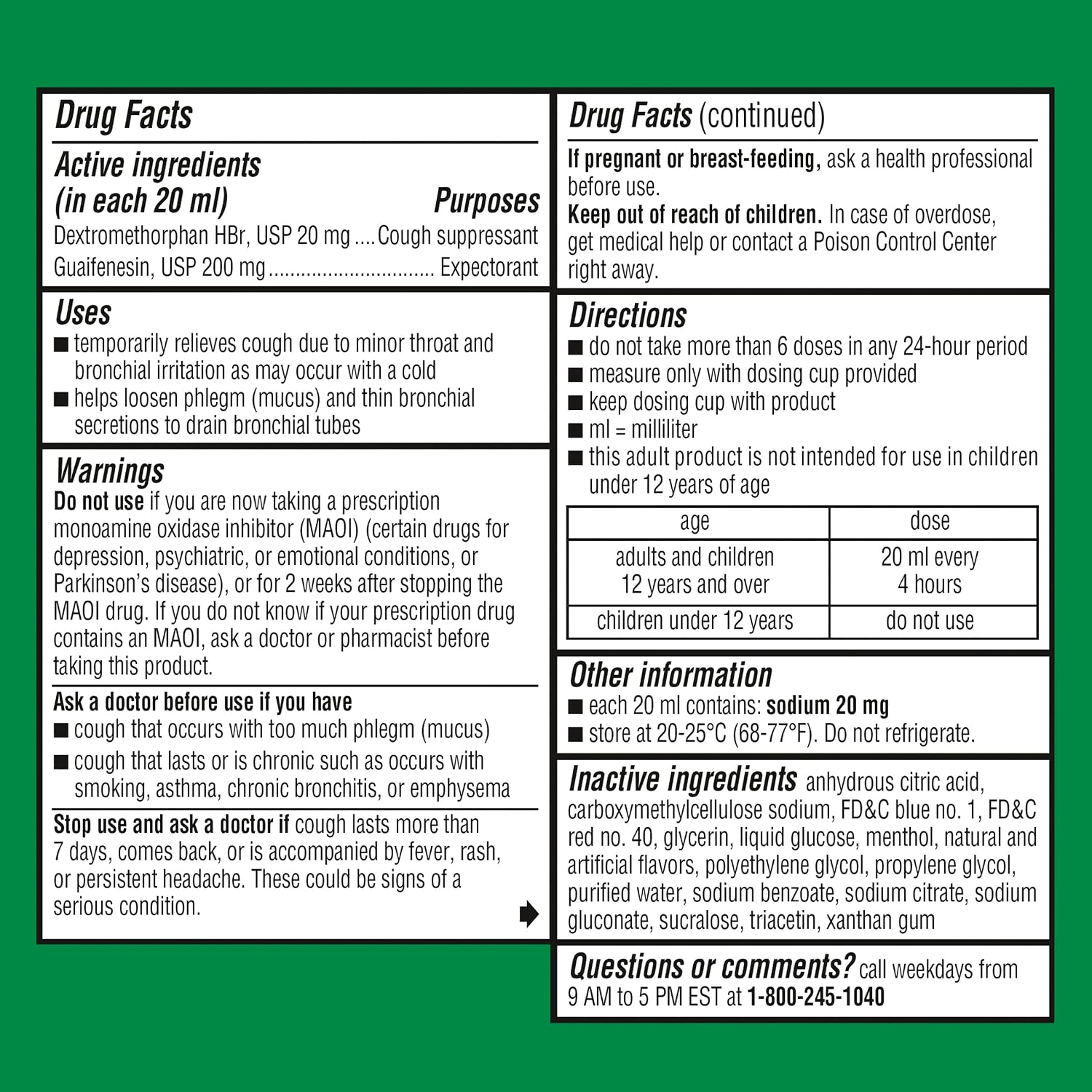 Robitussin DM Cough and Chest Congestion, Raspberry, 8 fl oz | Adult Cough Suppressant and Expectorant, Cough Plus Chest Congestion, Thins and Loosens Mucus, Fast and Effective Relief - Image 5