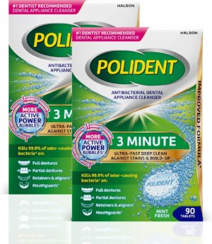 Polident 3 Minute Antibacterial Ret...