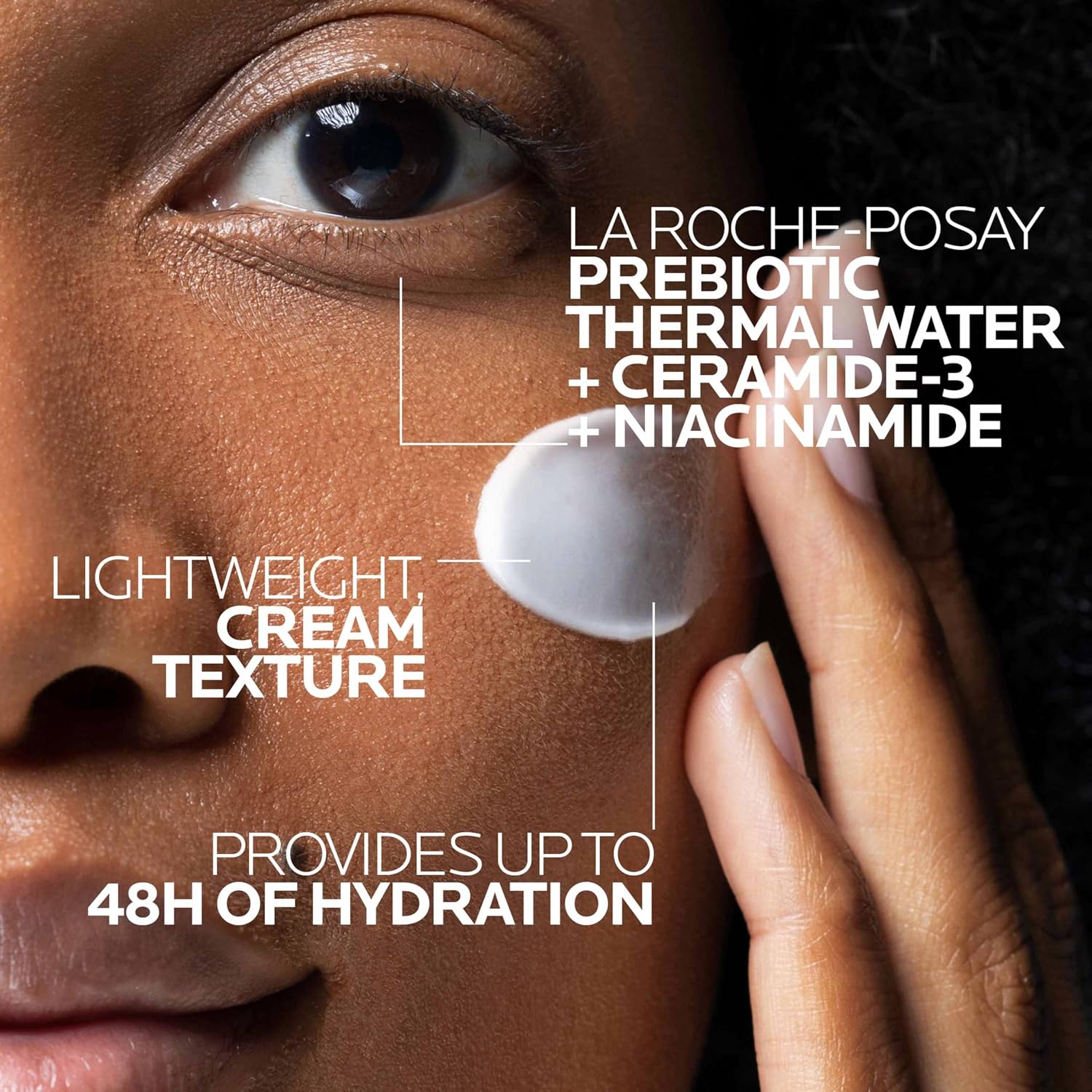 Toleriane Double Repair Face Moisturizer, Daily Moisturizer Face Cream with Ceramide and Niacinamide for All Skin Types - Image 3