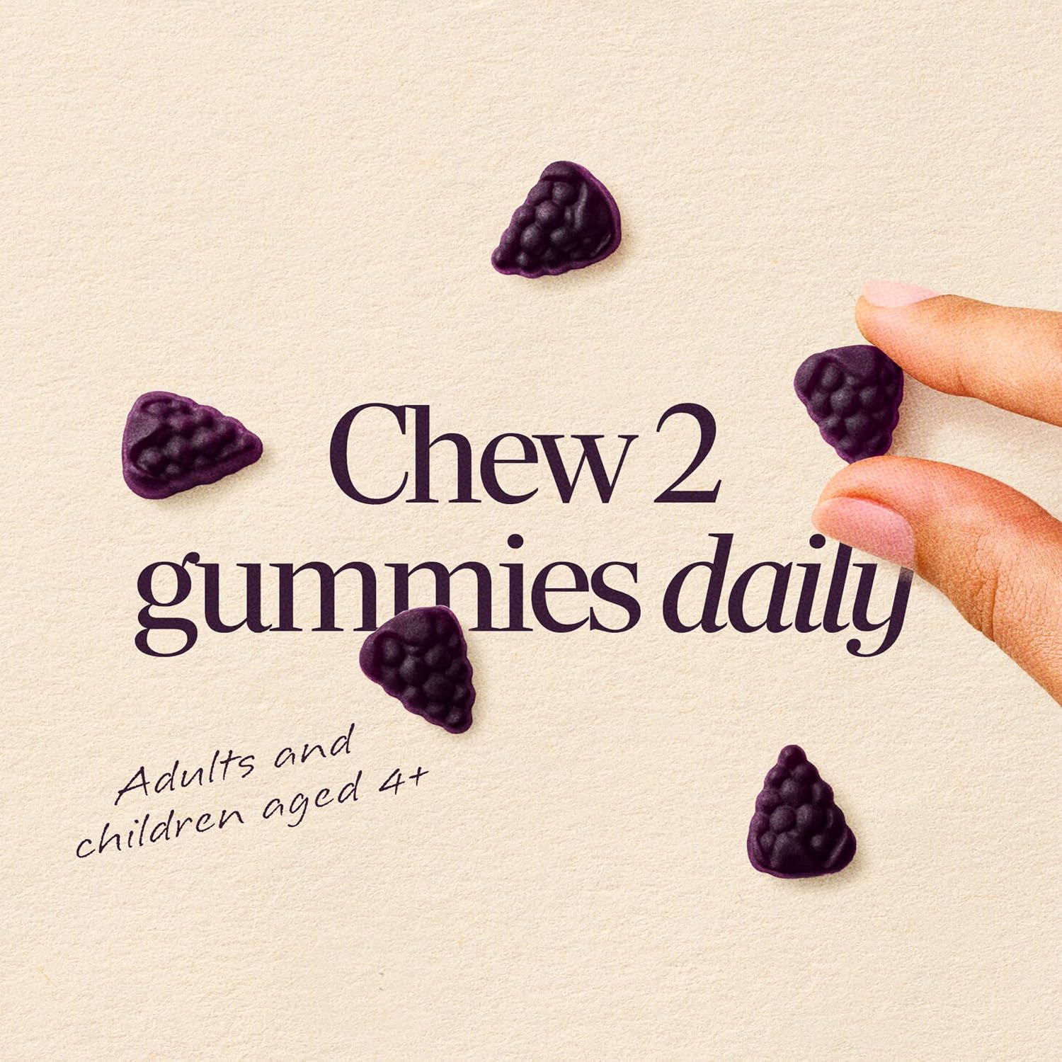 Nature's Way Sambucus Elderberry Gummies for Immune Support* Ages 4+, 60 ct | Immune Gummy with Black Elderberry Extract, Vitamin C, D3, Zinc, and Superfood Antioxidants*, Adults & Kids Ages 4+ - Image 5