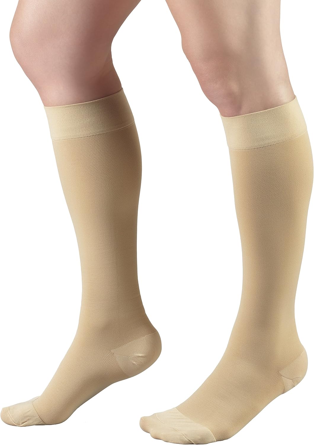 Truform 20-30 mmHg Compression Stockings for Men and Women, Knee High Length, Closed Toe - Image 7