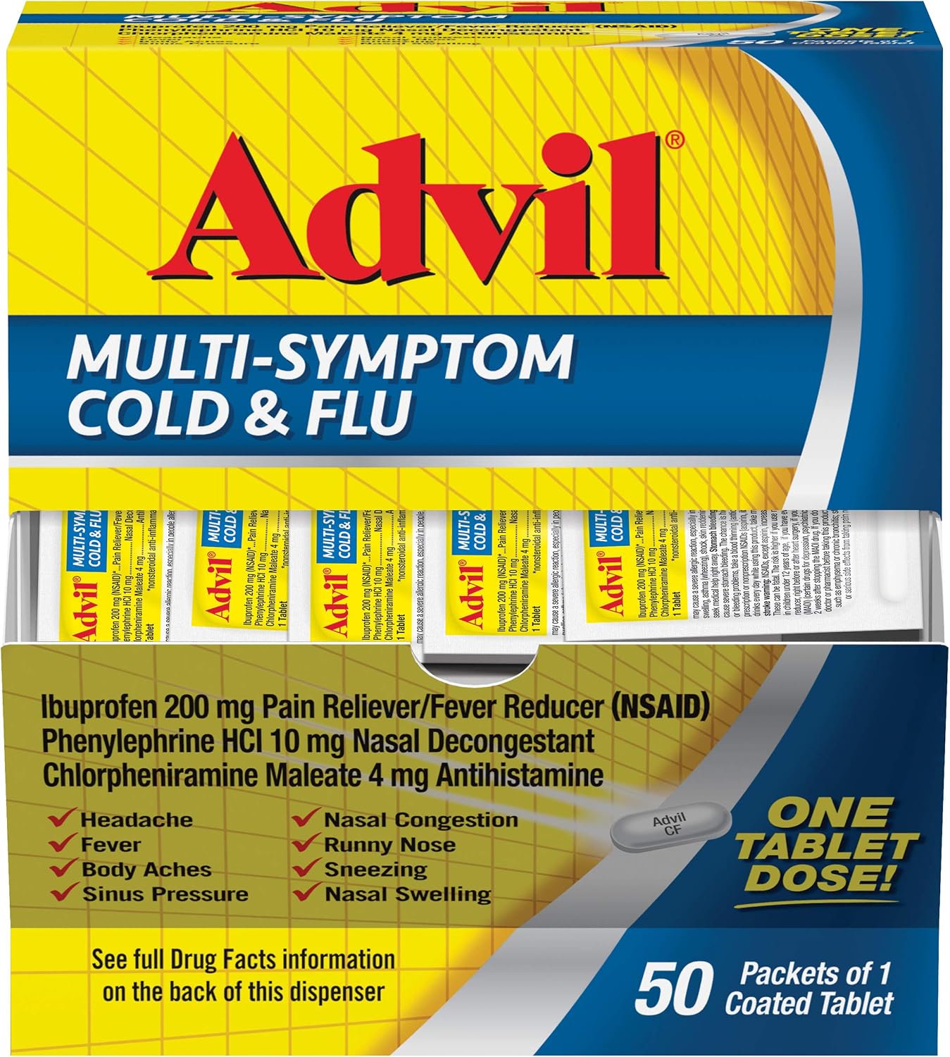 Advil Cold & Flu, Ibuprofen 20...