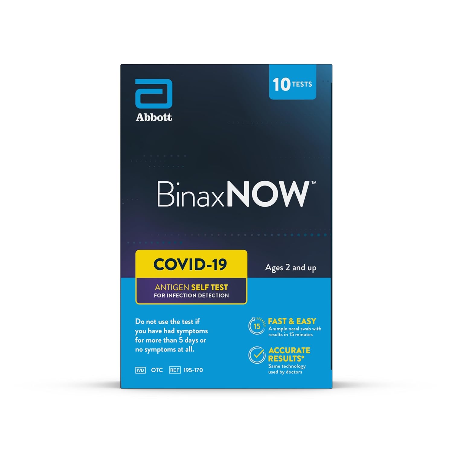 BinaxNOW COVID-19 Antigen Self Test...