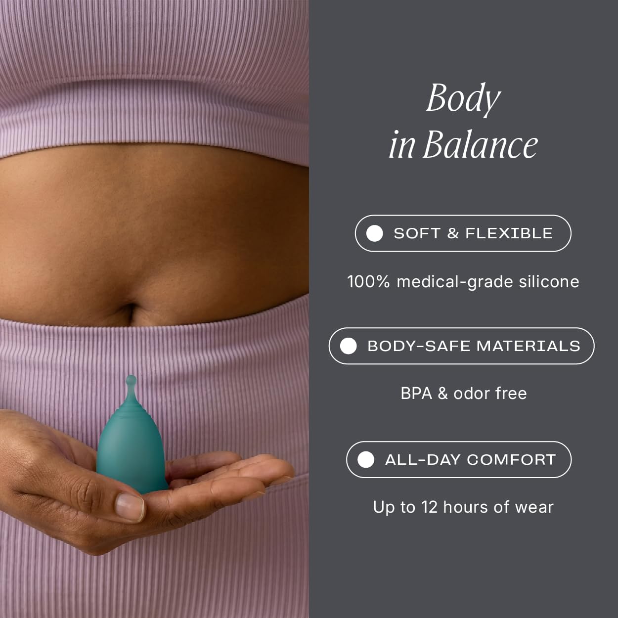 Ecoblossom Menstrual Cups, Period Cup for Women, Menstrual Disc Alternative - Image 2