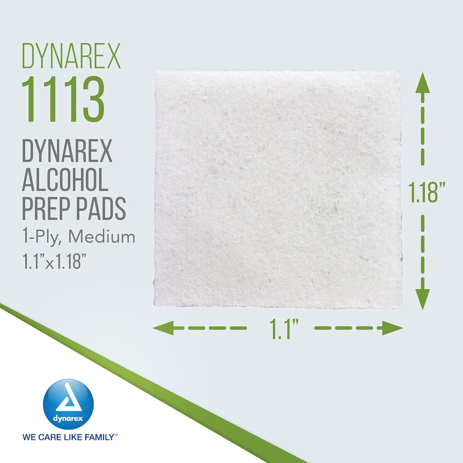Dynarex Alcohol Prep Pads, Medical-Grade and Non-Woven Prep Pads, Saturated with 70% Isopropyl Alcohol, Rapid-Acting Antiseptic Wipes, 1-Ply, Medium, 2 Boxes of 200 Alcohol Prep Pads - Image 3