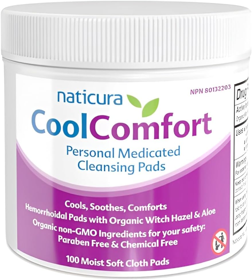 CoolComfort Organic Medicated Pads,...