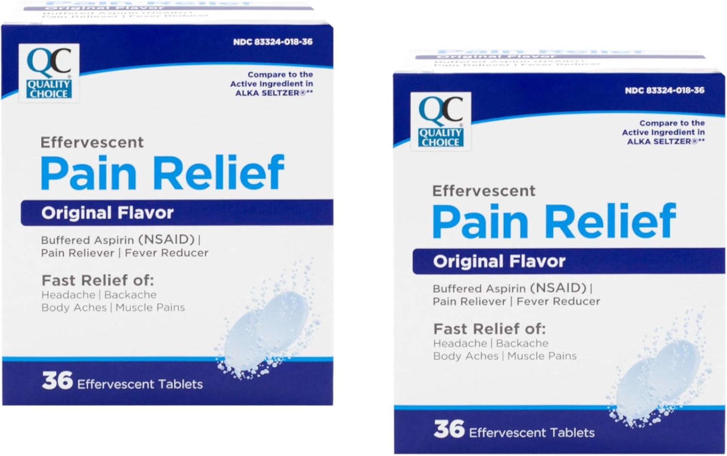 Quality Choice Effervescent Pain Re...